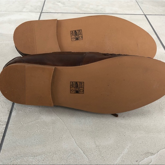 Brown faux leather loafers - Picture 6 of 6